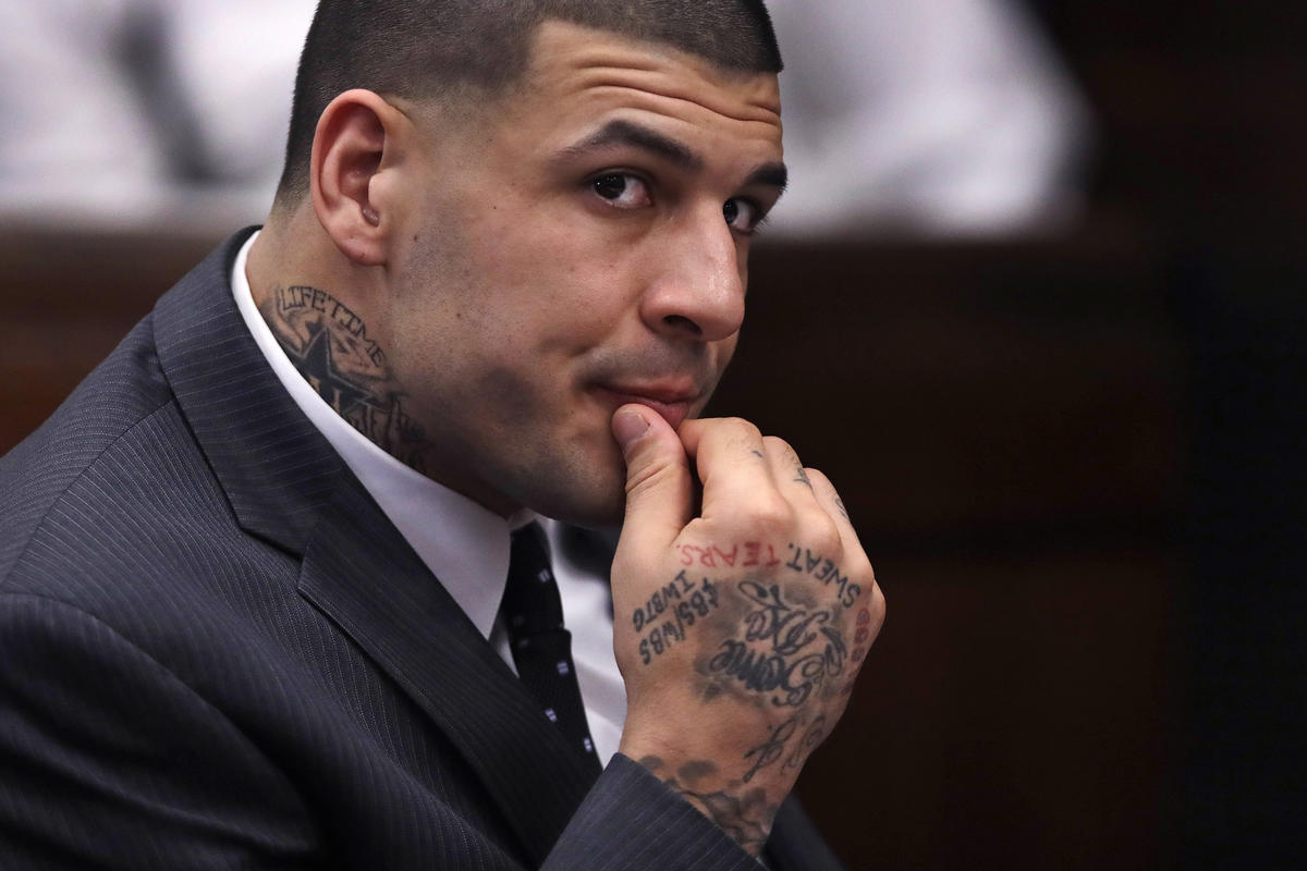 Aaron Hernandez Sports New Neck Tattoo That Reads 'Lifetime' - ABC News